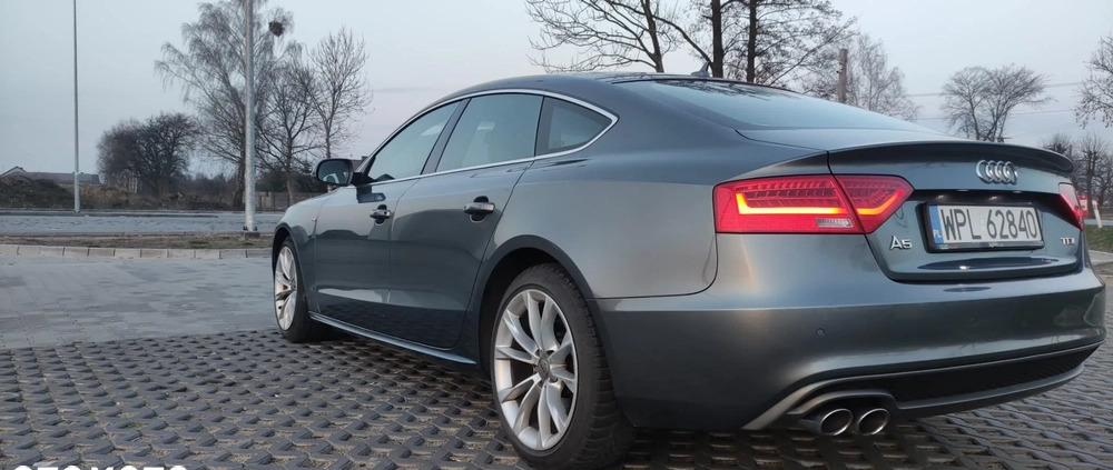 Audi A5 cena 73500 przebieg: 114550, rok produkcji 2015 z Płock małe 172